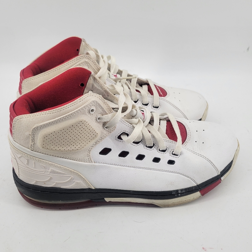 Jordan Ol School - 317223-112 White and Red Men's Sneakers Size 11